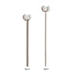 Titanium Nose Pin with 4-Prong Set Opal Top