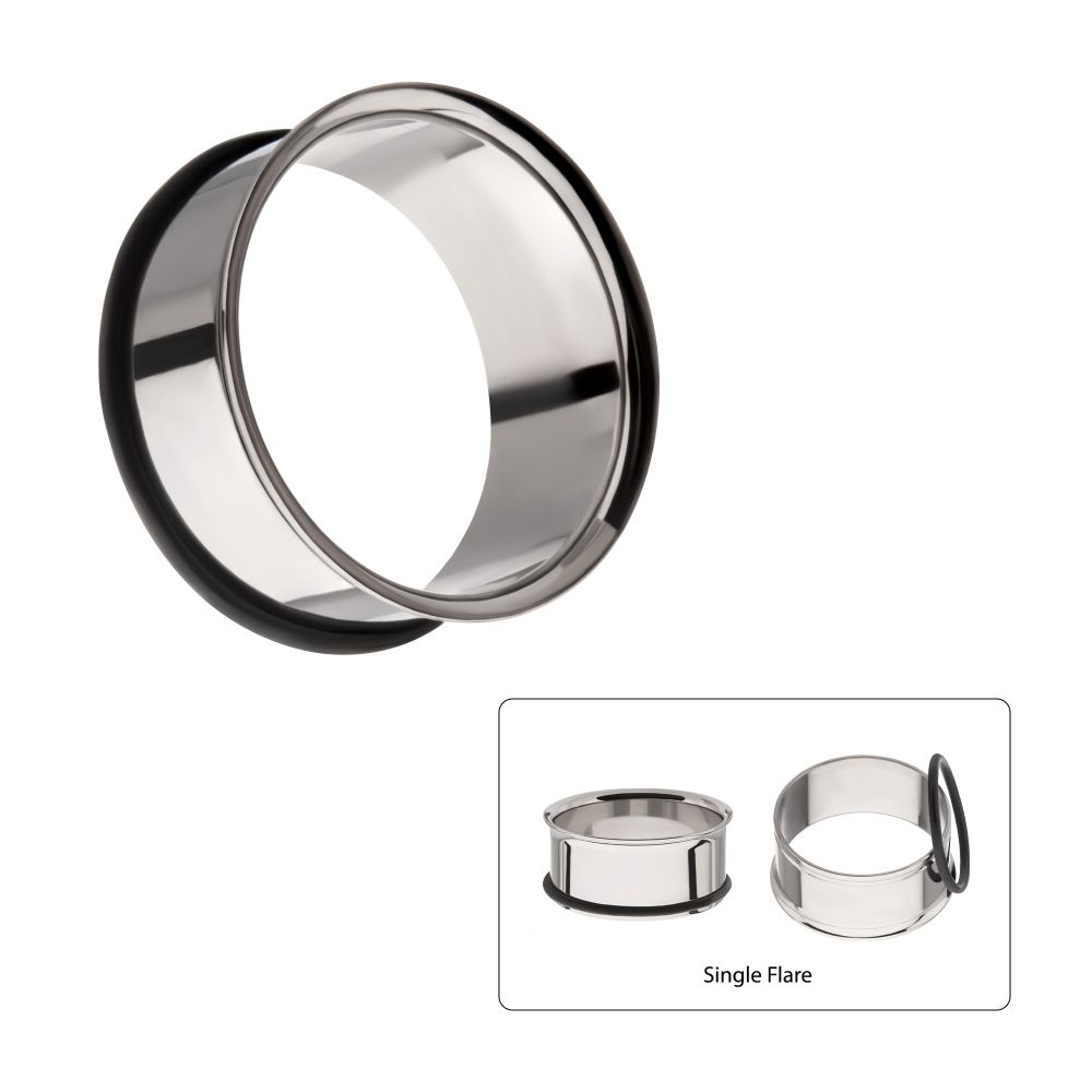Titanium Single Flare Basic Tunnel | Sold by piece