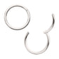 Platinum PVD Titanium Basic Hinged Segment Clicker