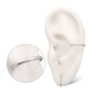 Platinum PVD Titanium Basic Hinged Segment Clicker