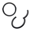 Black PVD Titanium-Basic Hinged Segment Clicker