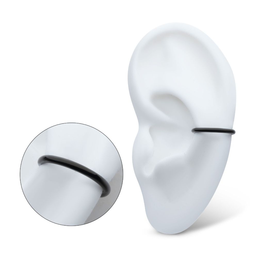 Black PVD Titanium-Basic Hinged Segment Clicker