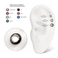 16g Black PVD PVD Titanium Internally Threaded Low Profile Bezel Set Swarovski Crystal Dermal Top