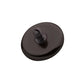 Black PVD Titanium Internally Threaded Flat Disc Top