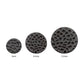 Black PVD Titanium Threadless Hammered Disk Top