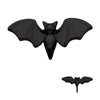 Black PVD Titanium Threadless Open Wings Bat Top