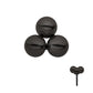 Black PVD Titanium Threadless Trinity Ball Top