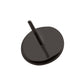 Black PVD Titanium Threadless Flat Disc Top