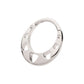 Titanium Cut Out Pyramid Shape Front Facing Hinged Segment Clicker