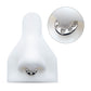 Titanium Cut Out Pyramid Shape Front Facing Hinged Segment Clicker