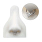 Titanium Clustered Prong Set Round CZ with Center Princess Gem Front Facing Hinged Segment Clicker