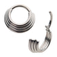 Titanium with Four Stacked Front Facing Hinged Segment Clicker