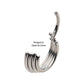 Titanium with Four Stacked Front Facing Hinged Segment Clicker