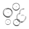 Titanium Hinged Segment Clicker (20g to 14g)