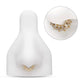 24Kt Gold PVD Titanium Baguette Crown Prong Set Gem Cluster Front Facing Hinged Segment Clicker
