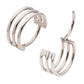 Titanium Triple Row Side Facing Hinged Segment Clicker