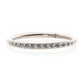 Titanium with 1mm CNC Set Clear CZ Eternity Gem Side Facing Hinged Segment Clicker