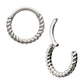 Titanium Twisted Rope Front Facing Hinged Segment Clicker