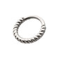 Titanium Twisted Rope Front Facing Hinged Segment Clicker