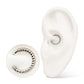 Titanium Twisted Rope Front Facing Hinged Segment Clicker