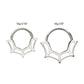 Titanium Spiderweb Front Facing Hinged Segment Clicker