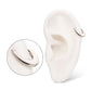 Titanium Sleek Dome Septum Front Facing Hinged Segment Clicker