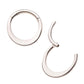 Flat Bar Titanium Front Facing Hinged Segment Clicker
