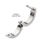 Titanium with Design 3mm Thick Hinged Segment Clicker