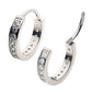 Titanium with Prong Set Clear AAA CZ 2.5mm Thick Hinged Segment Clicker