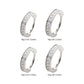 Titanium with Prong Set Clear AAA CZ 2.5mm Thick Hinged Segment Clicker