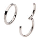Corrugated Edge Titanium Side Facing Hinged Segment Clicker