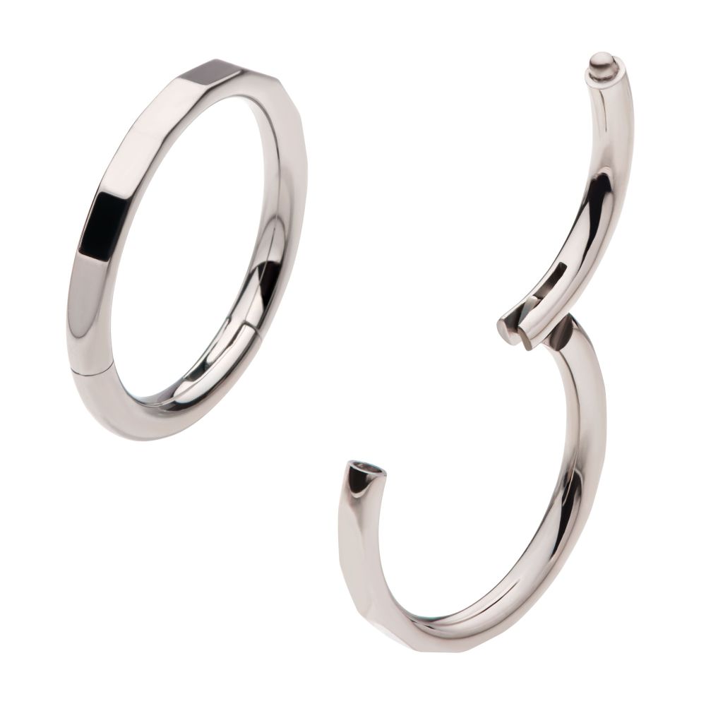 Corrugated Edge Titanium Side Facing Hinged Segment Clicker