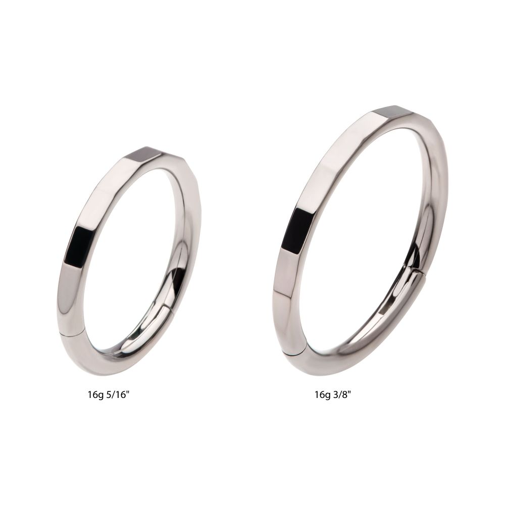 Corrugated Edge Titanium Side Facing Hinged Segment Clicker