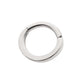 16g Titanium Oval Shape Hinged Segment Clicker (for Rook Piercing)