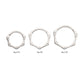 Titanium Bone Shaped Front Facing Hinged Segment Clicker
