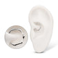 Titanium Bone Shaped Front Facing Hinged Segment Clicker