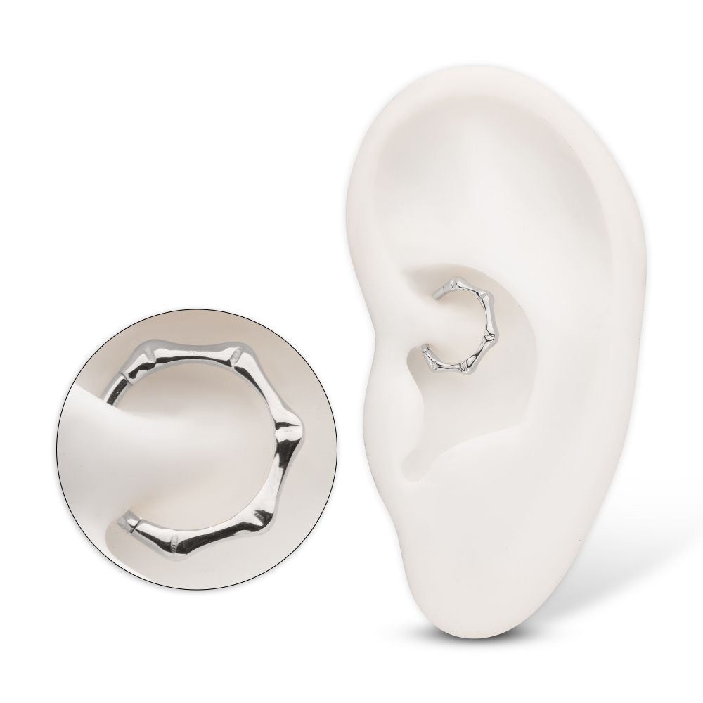 Titanium Bone Shaped Front Facing Hinged Segment Clicker