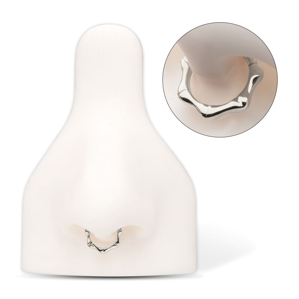 Titanium Bone Shaped Front Facing Hinged Segment Clicker