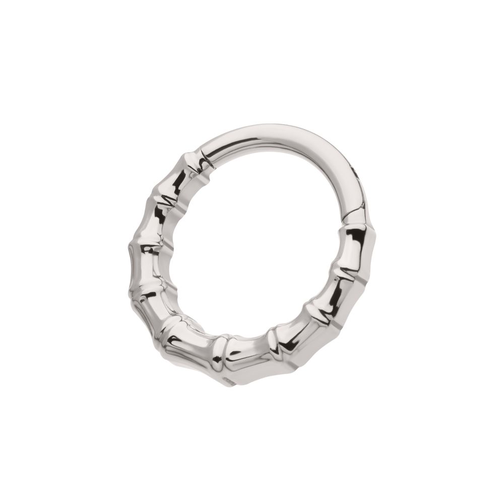 Titanium Bamboo Design Front Facing Hinged Segment Clicker