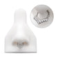 Titanium 9 Cluster Prong Set Round CZ Chevron Front Facing Hinged Segment Clicker