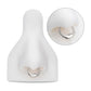 Titanium Crescent Moon Face Front Facing Hinged Segment Clicker