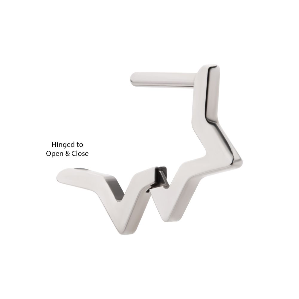 Titanium Star Hinged Segment Clicker
