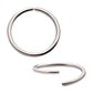 Titanium-Seamless Split Ring