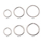 Titanium-Seamless Split Ring