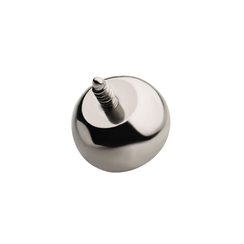 16g Titanium Internally Threaded with Swarovski Crystal Round Back Bezel Set Top