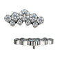 Titanium Internally Threaded with Double Row Clear CZ Top