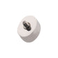 Titanium Internally Threaded with Bezel Set CZ Oval Shape Top