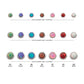 14g Titanium Internally Threaded Low Profile Bezel Set Synthetic Opal Dermal Top