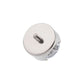 Titanium Internally Threaded with Prong Set Semi-Bezel Clear Gem Top