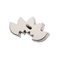 Titanium-Internally Threaded with Prong Set 5-Cluster Marquise Stones Fan Shape Top